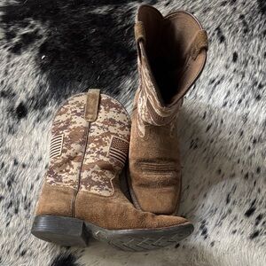 Ariat Brown Camouflage Cowboy Boots